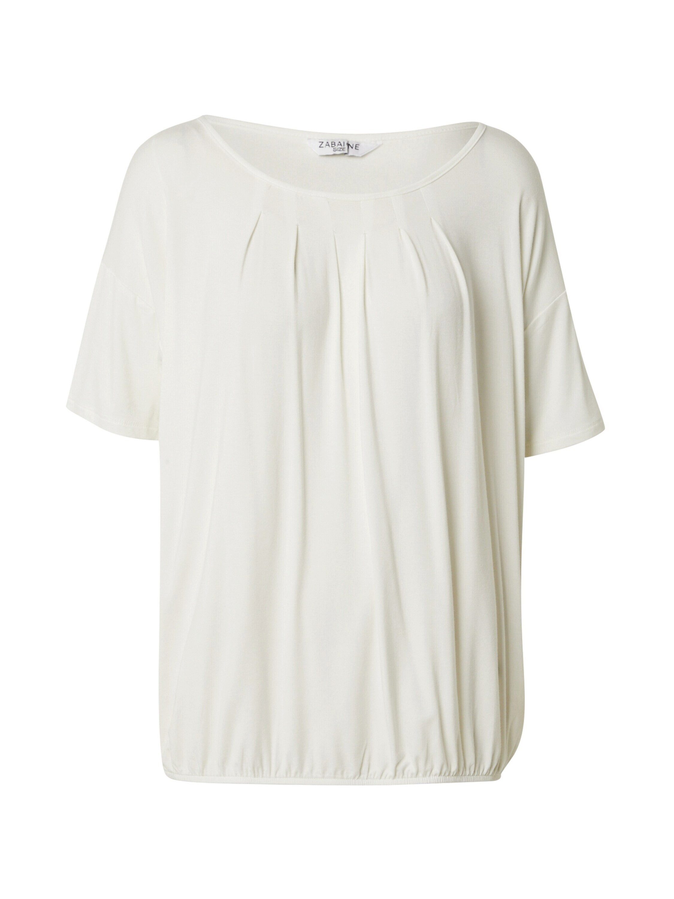 ZABAIONE T-Shirt Ma44na (1-tlg) Drapiert/gerafft