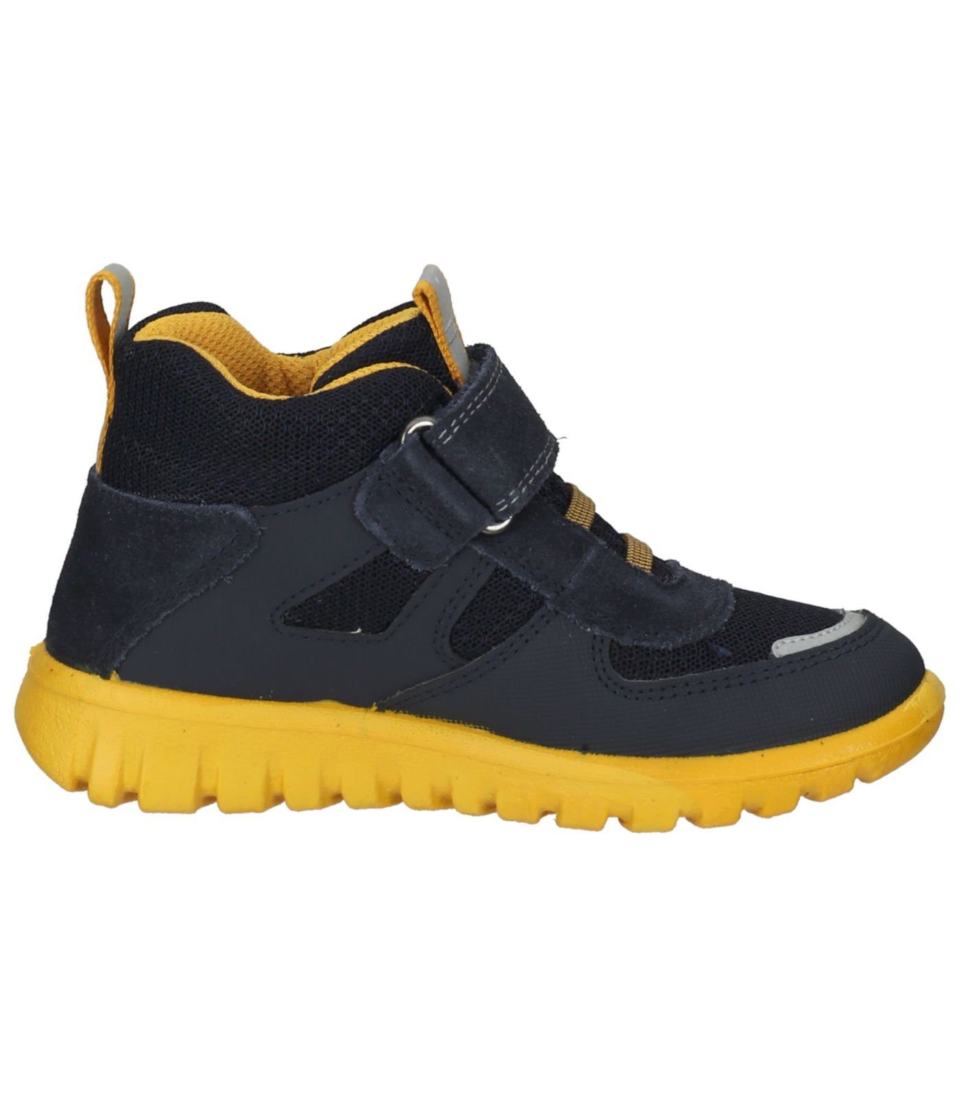 Superfit Sneaker Lederimitat/Textil Sneaker Blau Gelb