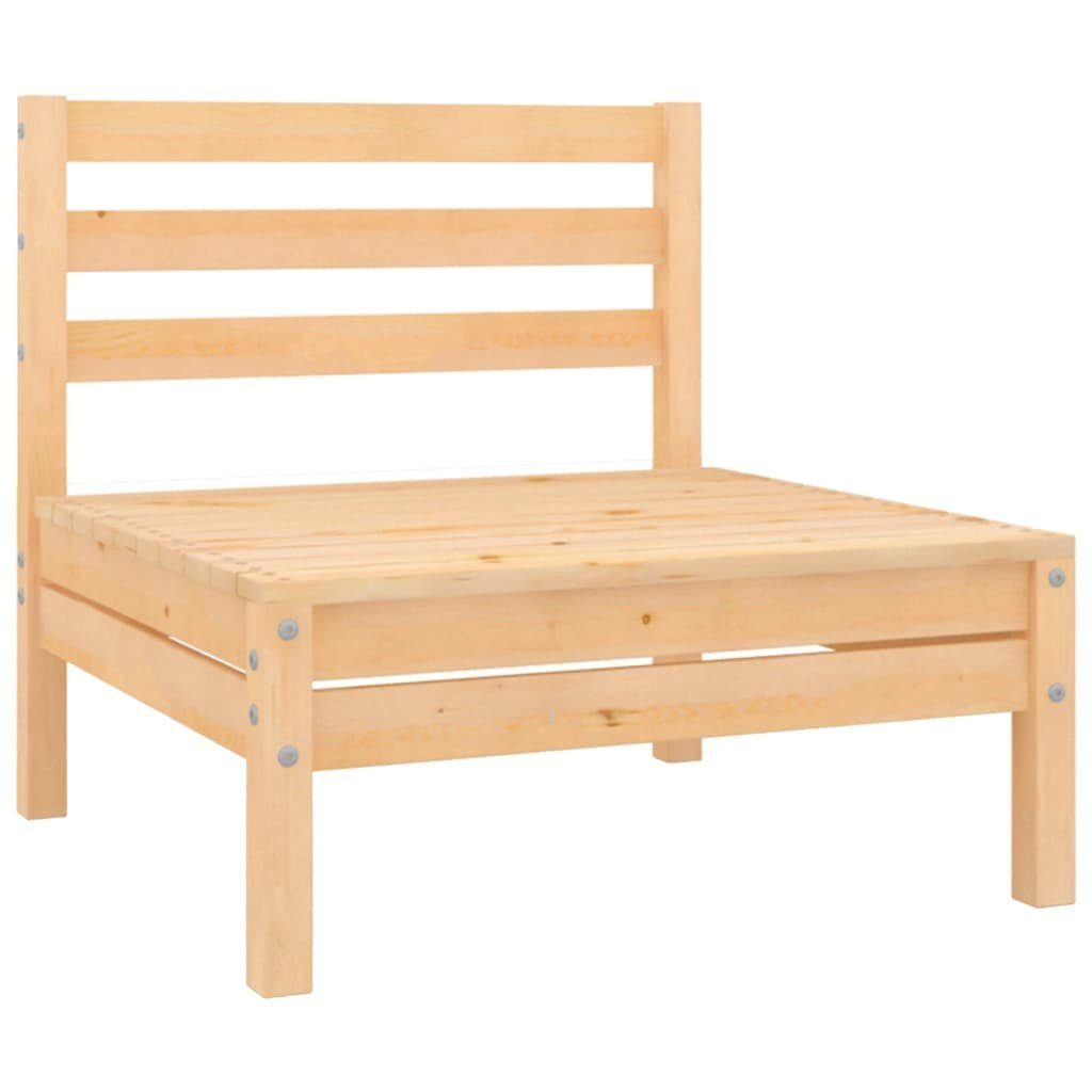 vidaXL Loungesofa 2-Sitzer-Gartensofa Kiefer Massivholz, 1 günstig online kaufen