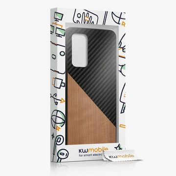 kwmobile Handyhülle Hülle für Xiaomi Mi 10T / Mi 10T Pro, Holz Handy Schutzcase - Handy Case Schutzhülle - Smartphone Cover