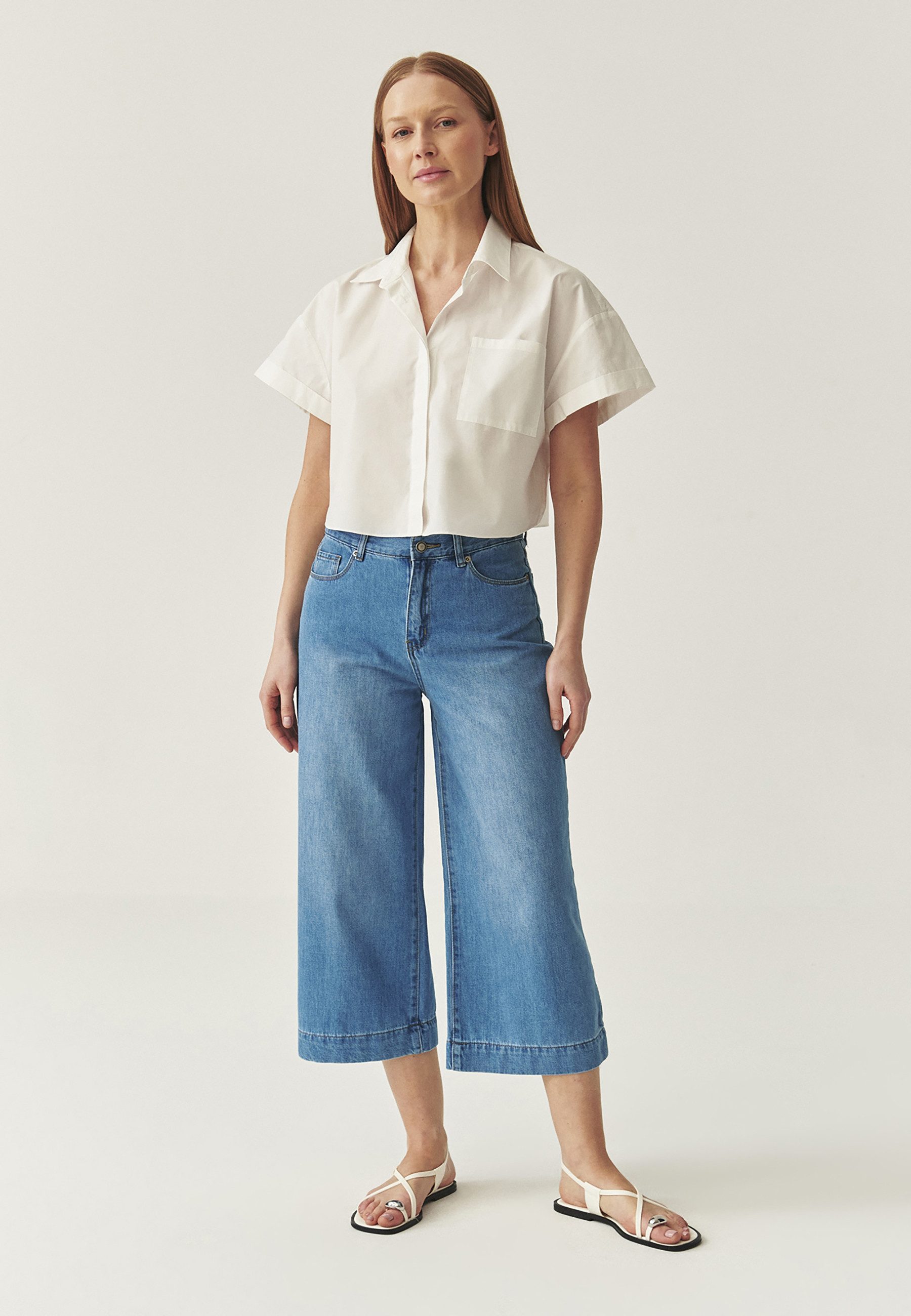 TATUUM Straight-Jeans Denimhose Mit Weitem Bein - Ravey