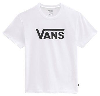 CREW weiß-schwarz GIRLS" V FLYING Vans T-Shirt