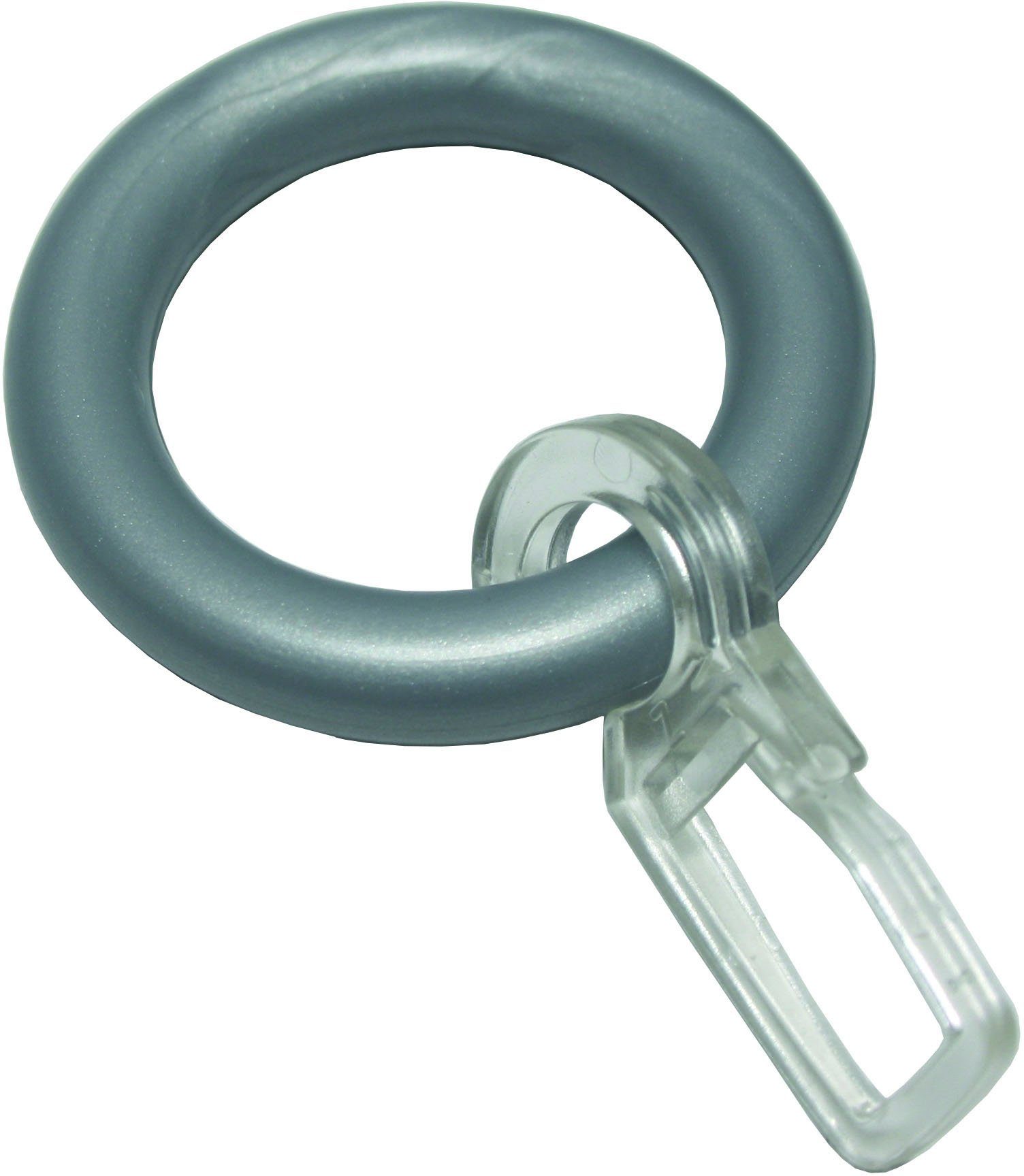 GARDINIA Gardinenring mit Faltenlegehaken, (10-St), Serie günstig online kaufen