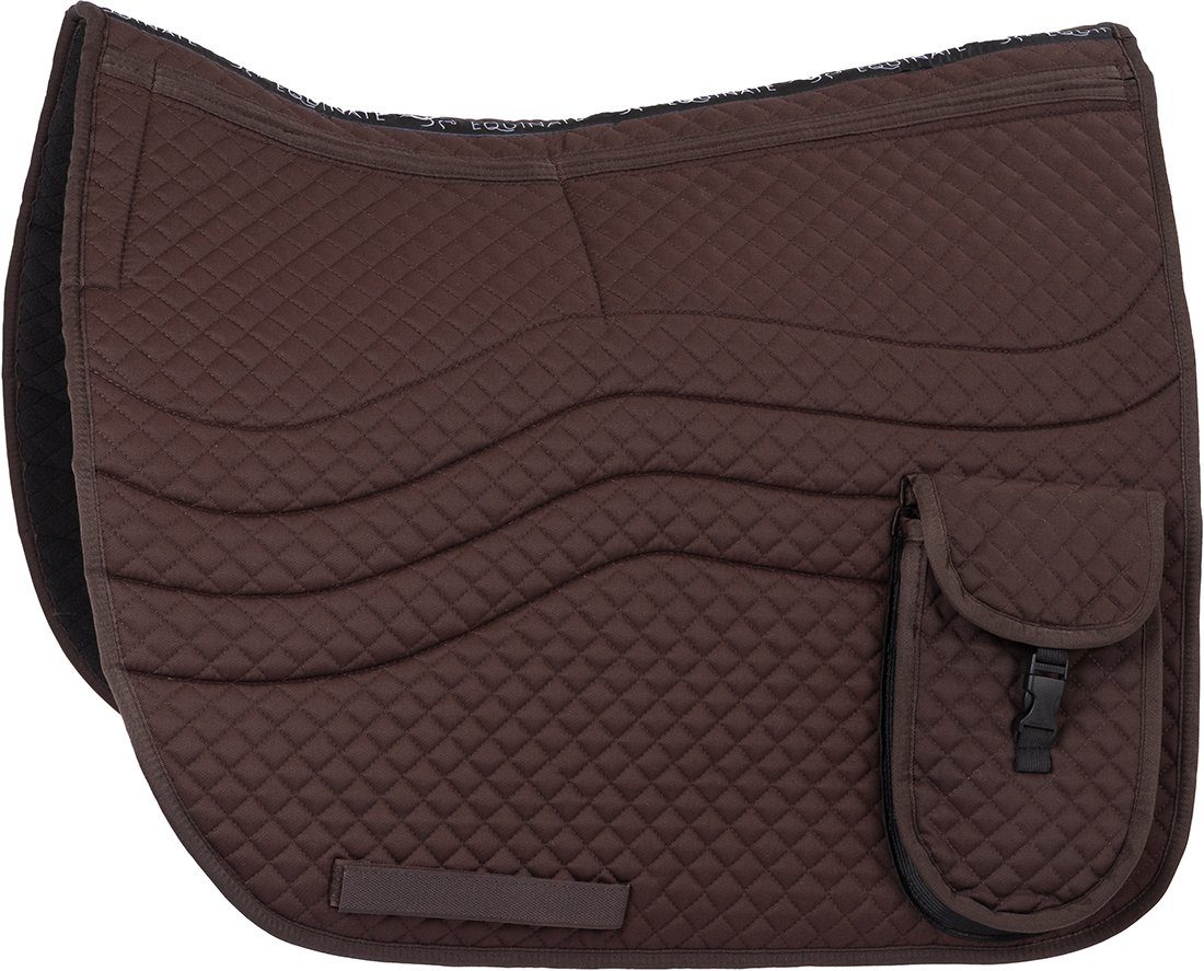 Equinate Schabracke 2 Zonen Korrektur Schabracke Odessa für Reitpads und Dressursättel