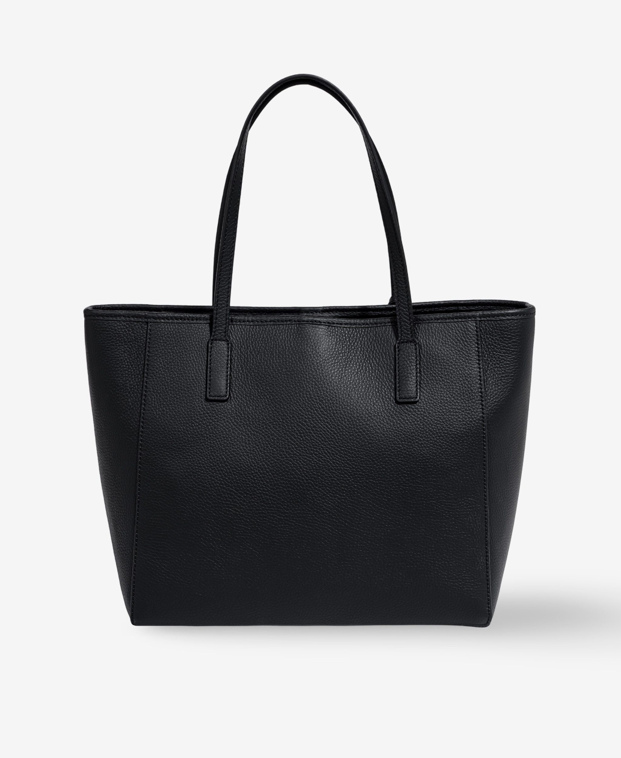 GLAMIRA Shopper Lysandra Schwarzer Shopper (1-tlg), echt Leder, mit geräumigem Hauptfach