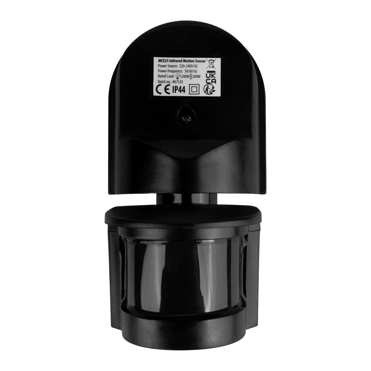 Maclean Bewegungsmelder MCE25 mit Sicherheitsleuchte PIR Sensor, (1-St), Automatisches Einschalten, für Innen- und Außenbereich