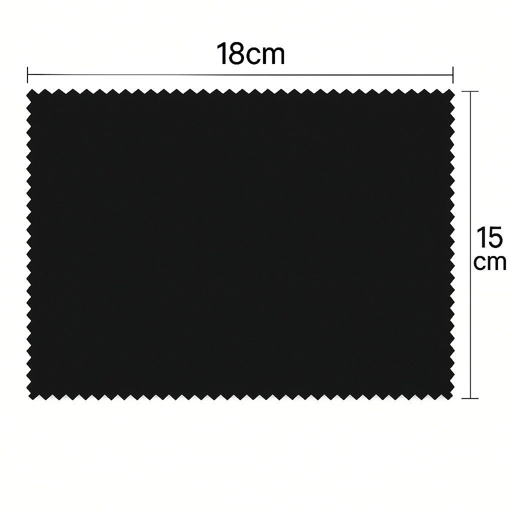 Kemes Brillenputztücher Brillenreinigungstuch Mikrofaser Mikrofasertuch (15x18 cm, Set, 6 Stück) – Bild 3 von 5