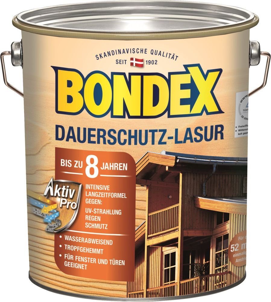 4 L Bondex Lasur Lasur rio Bondex palisander Dauerschutz