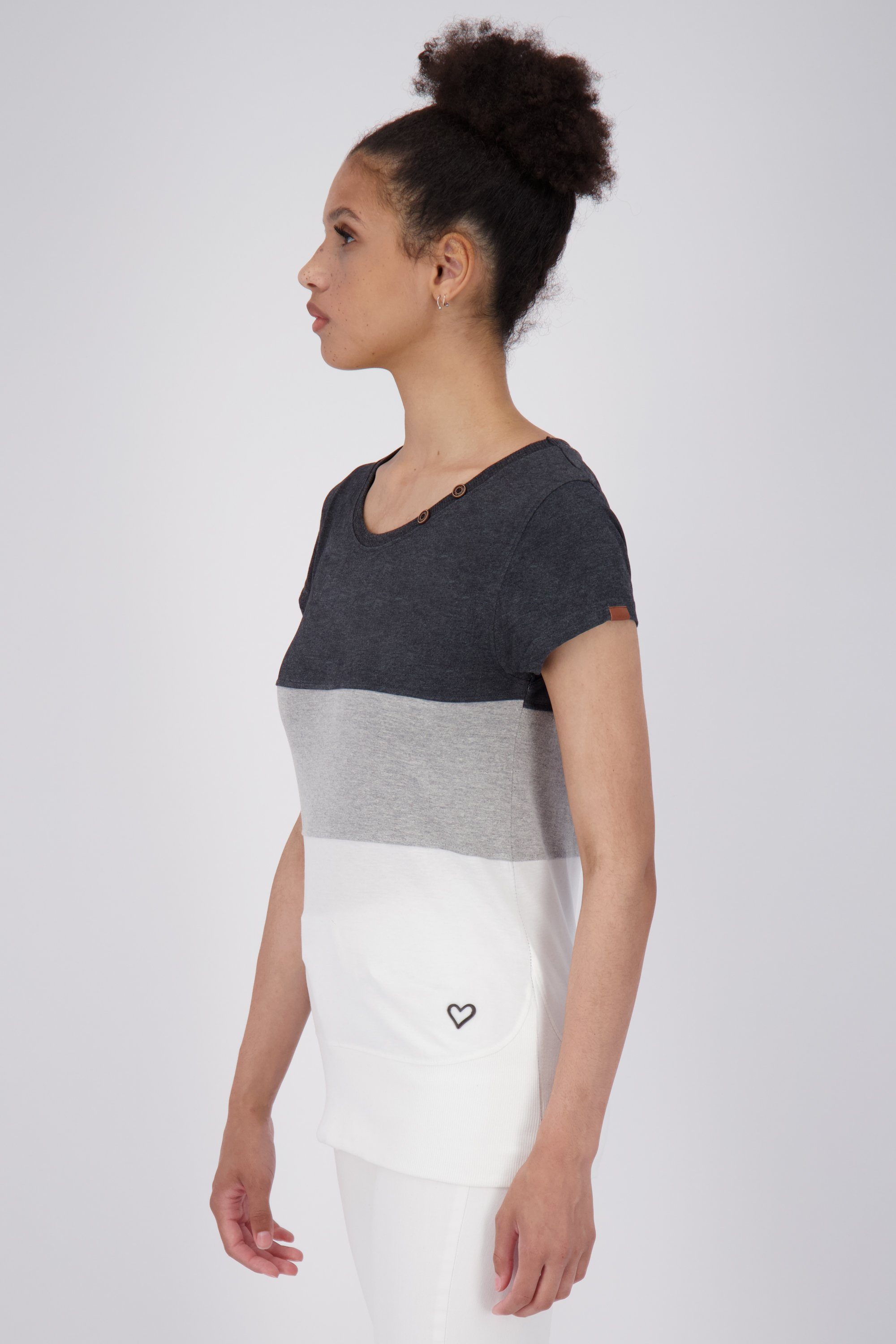 cloudy Kickin Shirt Damen Alife & T-Shirt CoriAK A melange T-Shirt