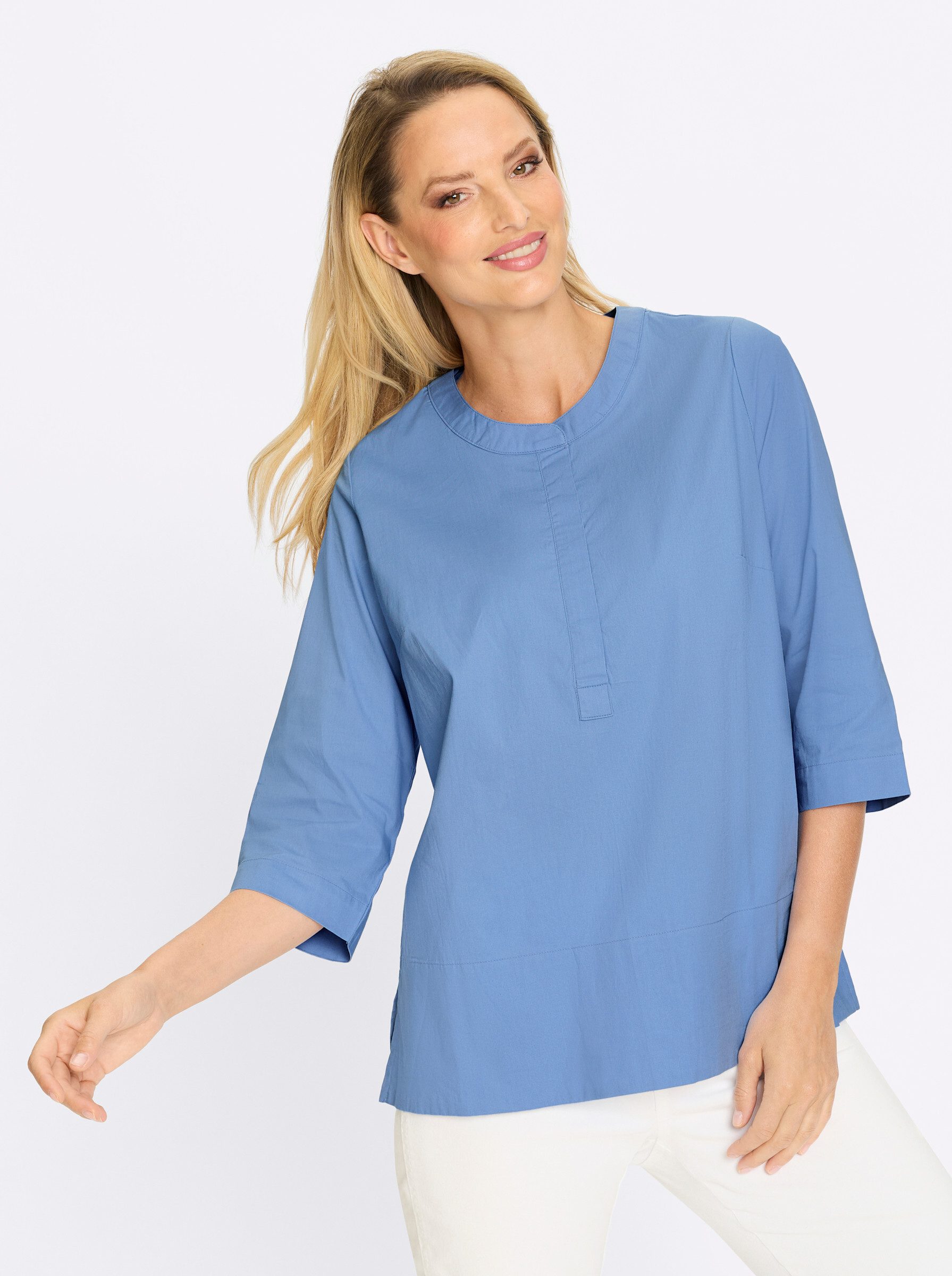 heine Klassische Bluse Bluse 3/4-Arm