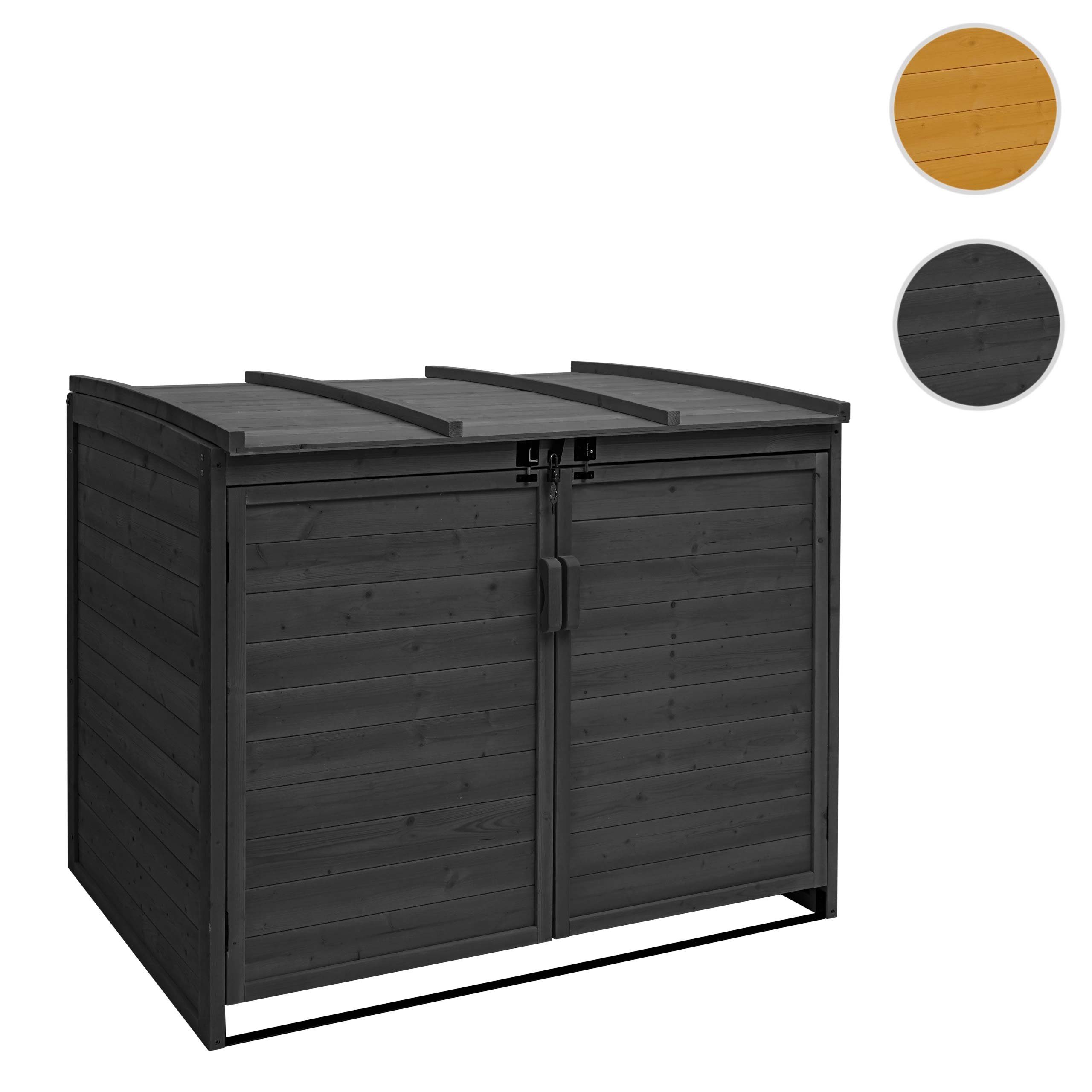 MCW Mülltonnenbox MCW-H75b, erweiterbar, MVG-zertifiziert, Abschließbar