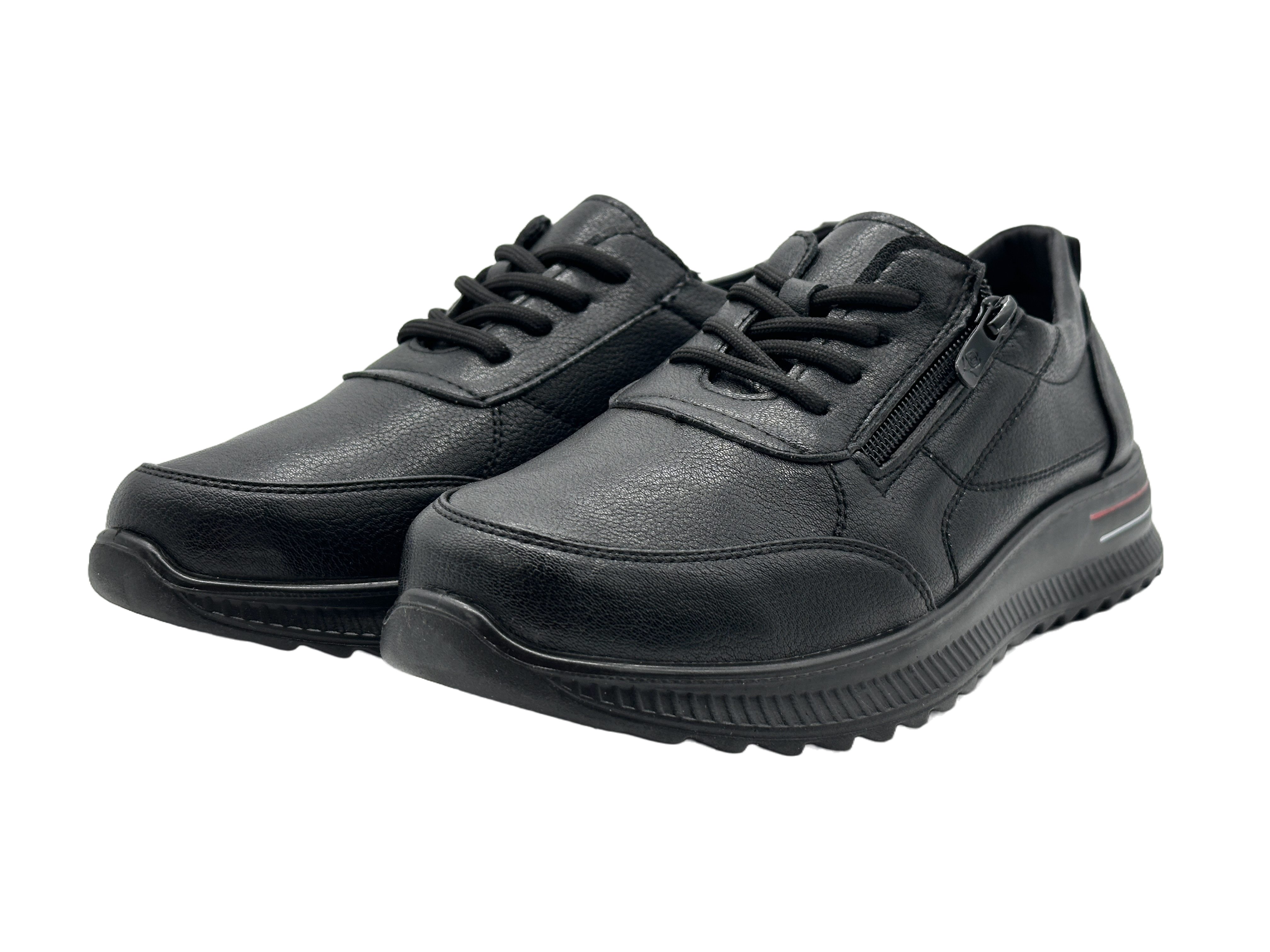 Nowaland Bequeme Damen Halbschuhe mit Reißverschluss und Schnürung Sneaker Leicht, bequem und rutschhemmend für den Alltag – Bild 4 von 5