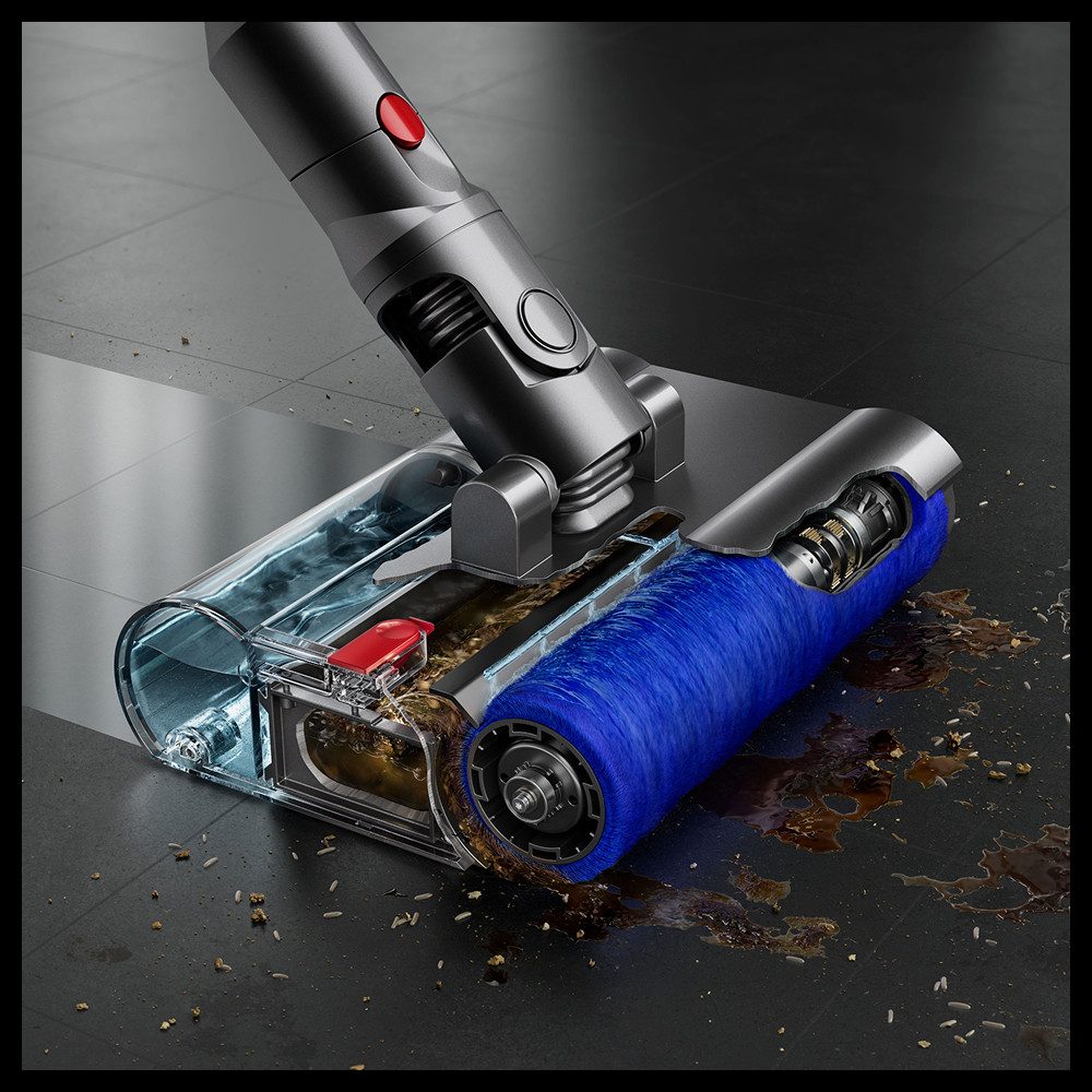 DYSON Akku-Handstaubsauger Cyclone V10 Submarine, 545 W, beutellos, Dyson Submarine Bodenaufsatz mit Nass-Walze – Bild 5 von 5