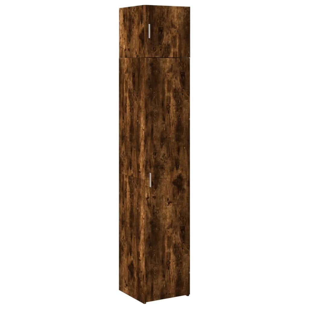vidaXL Sideboard Hochschrank Schmal Räuchereiche 40x42,5x225 günstig online kaufen