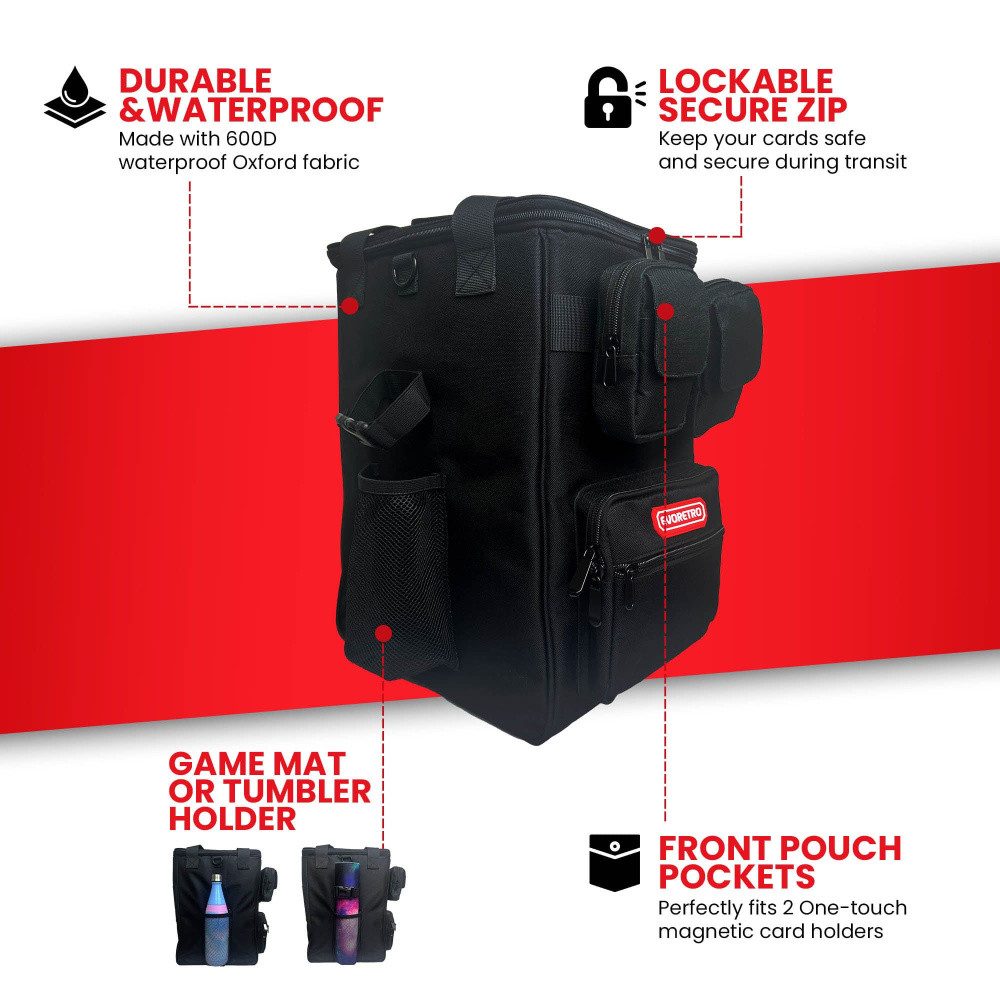 Evoretro Rucksack Evoretro Trading Card Rucksack Black