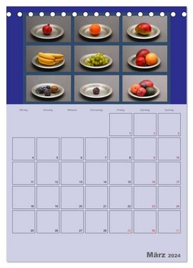 CALVENDO Wandkalender Food (Tischkalender 2024 DIN A5 hoch), CALVENDO Monatskalender