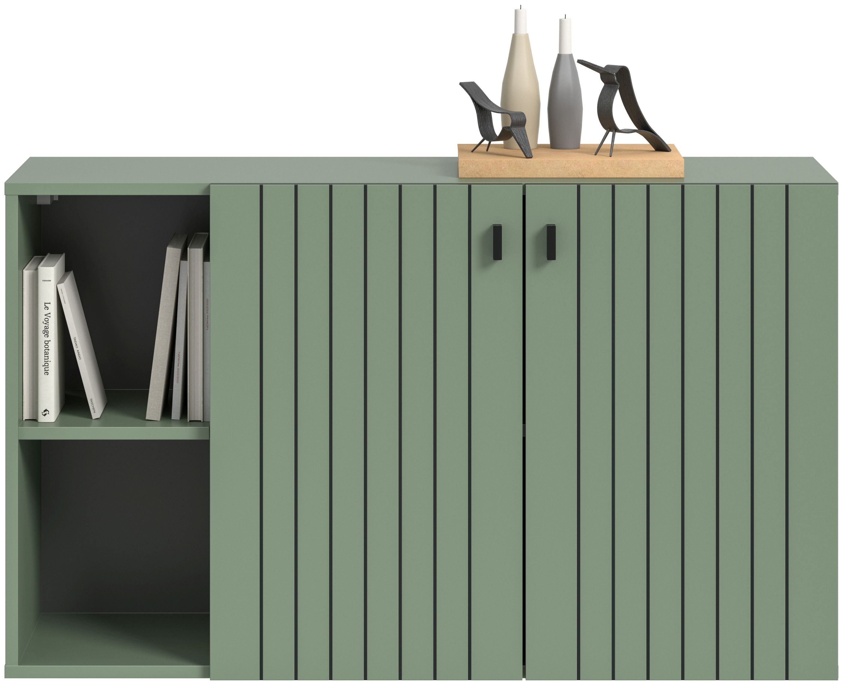xonox.home Sitzbank, in Smoke Green Nachbildung B/H/T ca.: 106/63/37 cm