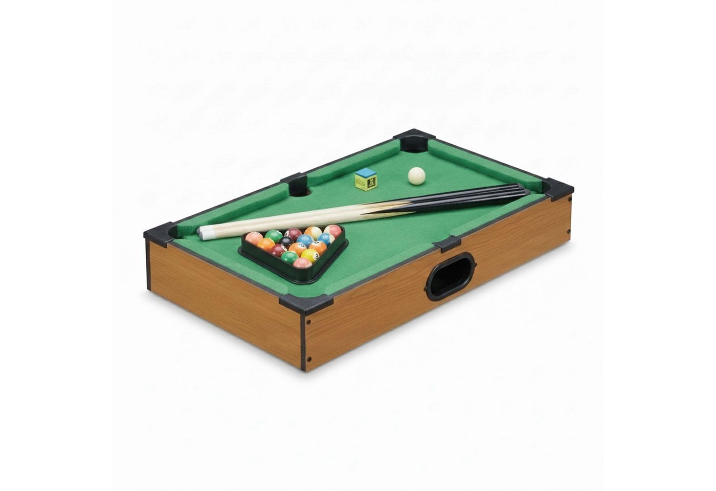 relaxdays Billardtisch Tischbillard, (21-tlg)
