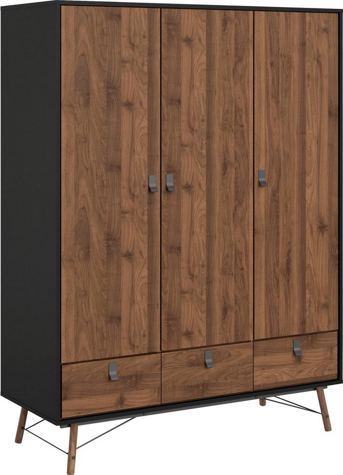 Home affaire Kleiderschrank Kleiderschrank mit 3 Türen und 3 Schubladen, auch in einer weiteren Farbe erhältlich-HomeTrends