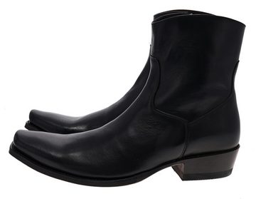 Sendra Boots 7438 ROLLING Schwarz Stiefelette Rahmengenähte Lederstiefelette