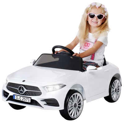 Actionbikes Motors Elektro-Kinderauto Kinderfahrzeug Mercedes CLS 350 Coupé Lizenziert 3-5 Jahre, Belastbarkeit 25 kg, (1-tlg), Kinder Spielzeug - Sicherheitsgurt - 2-Rad Antrieb - 3-6 Km/h