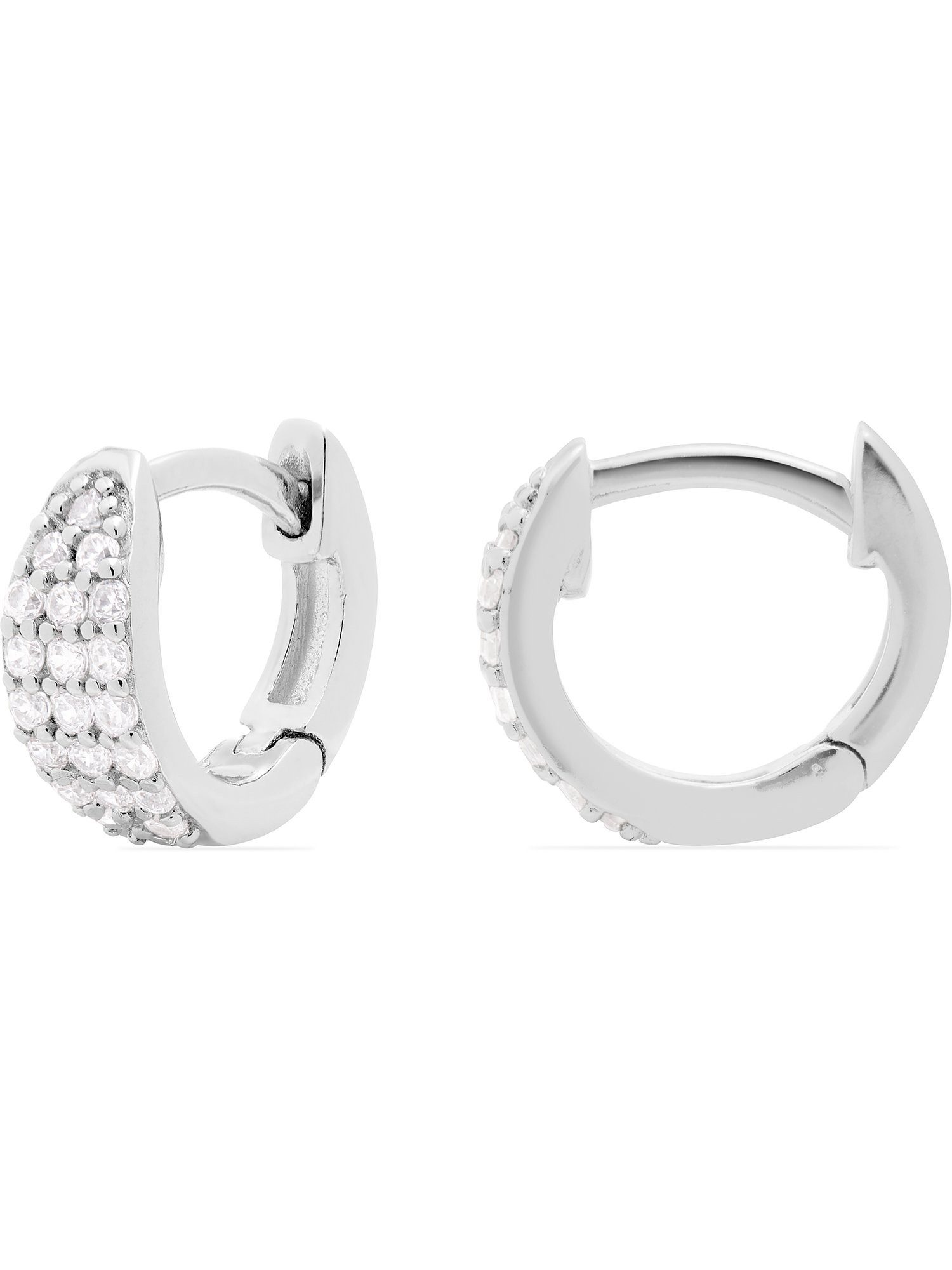 FAVS Paar Ohrhänger FAVS Damen-Ohrhänger 925er Silber 42 Zirkon