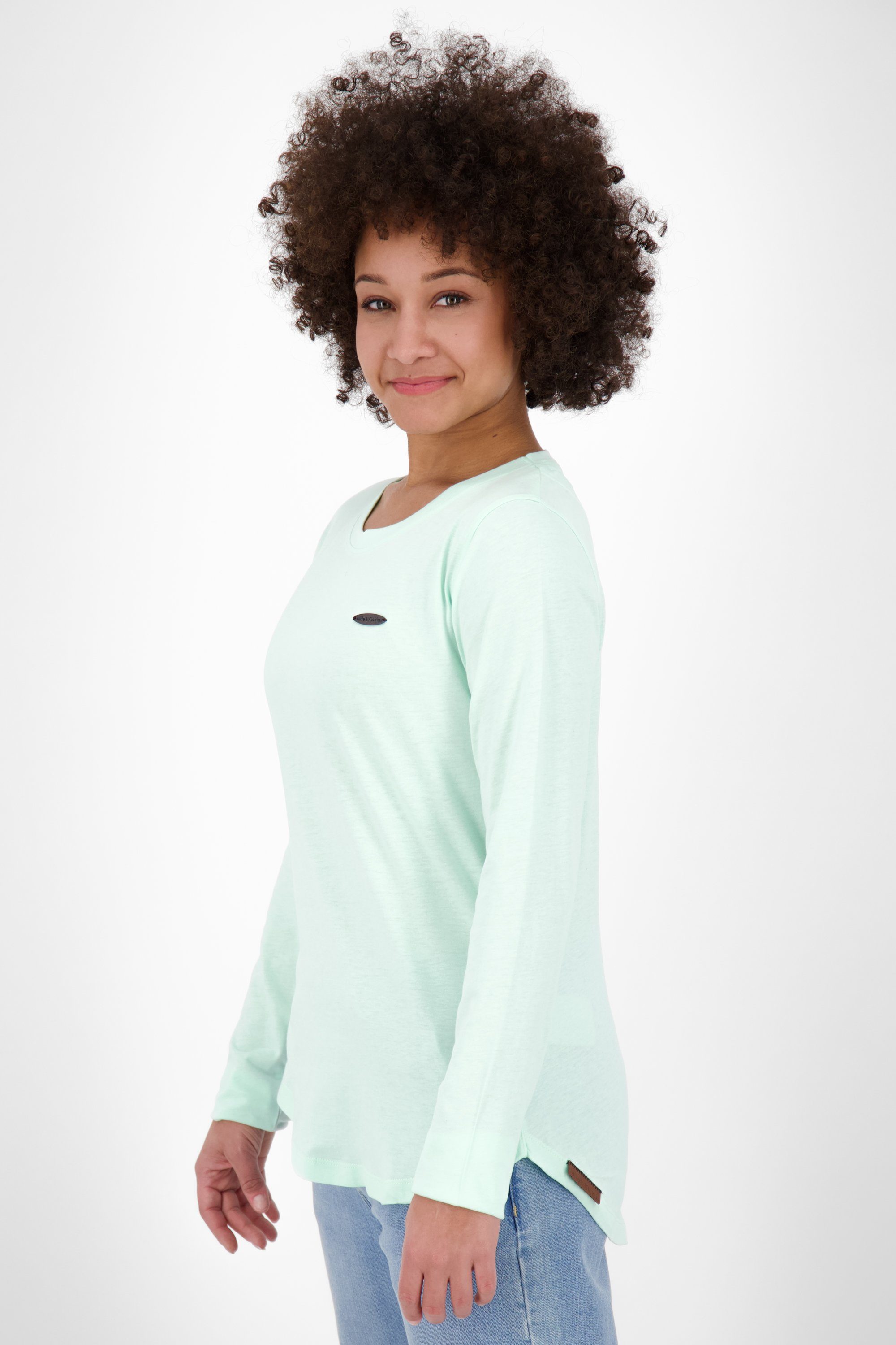 Alife & melange Langarmshirt LeaAK Shirt Damen mint Kickin A Longsleeve Langarmshirt,