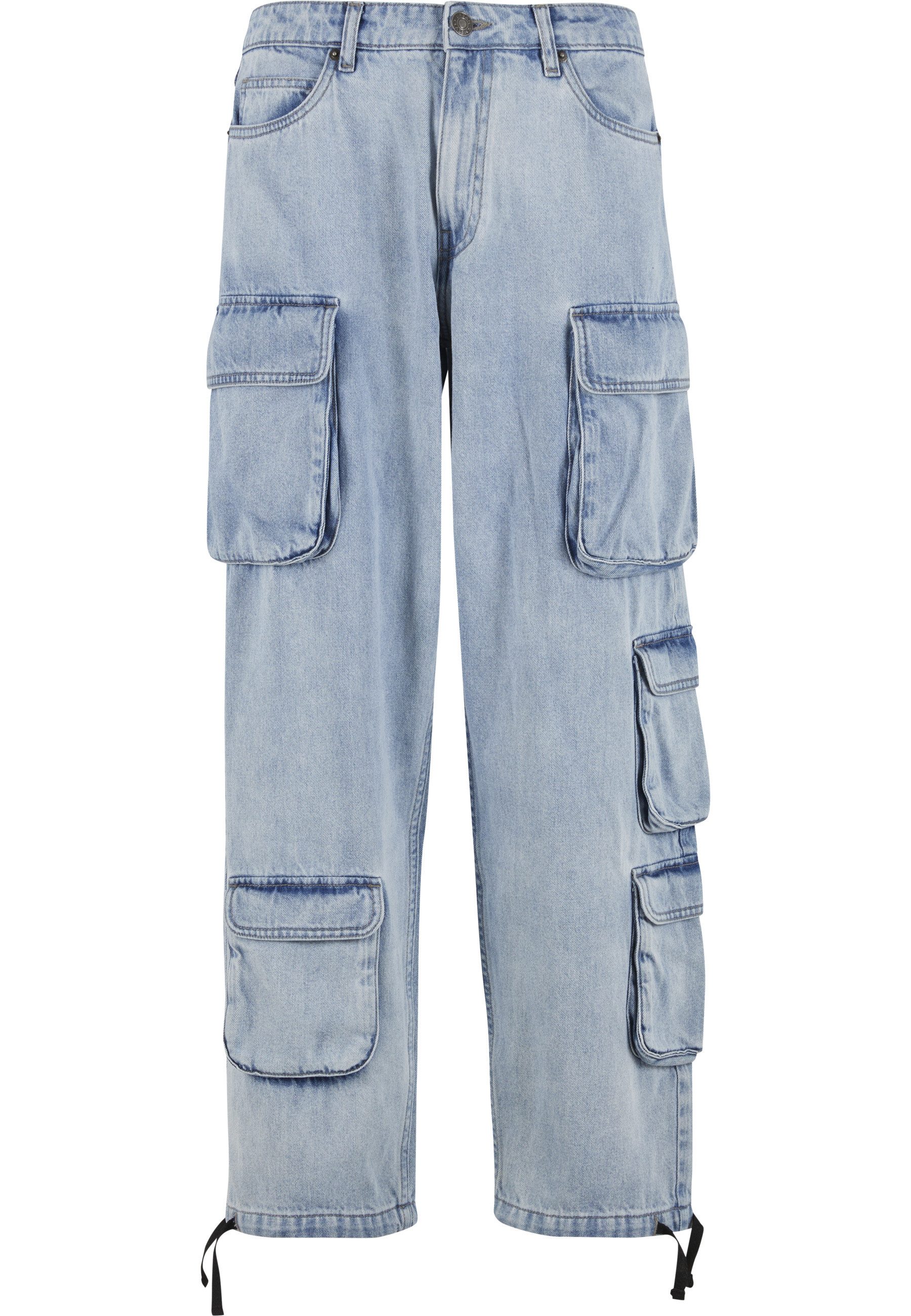 URBAN CLASSICS Cargohose Urban Classics Multi Pocket Denim Cargo (1-tlg)