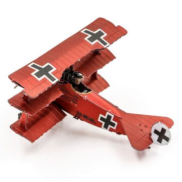 Metal Earth® Modellbausatz Fokker Dr. I - Dreidecker-Jagdflugzeug - detailreicher Metall-Bausatz