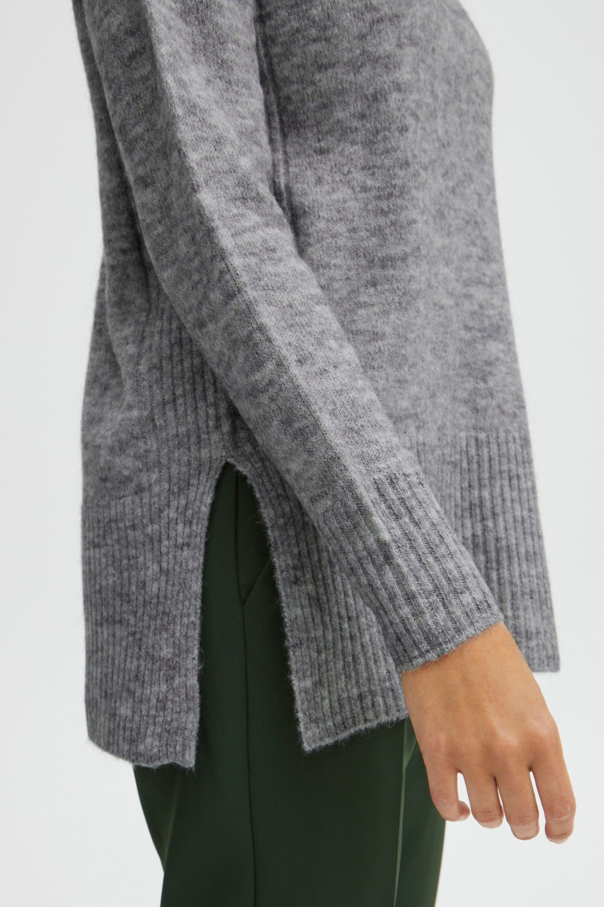 ICHI Strickpullover KAMARA (1-tlg) Plain/ohne Details