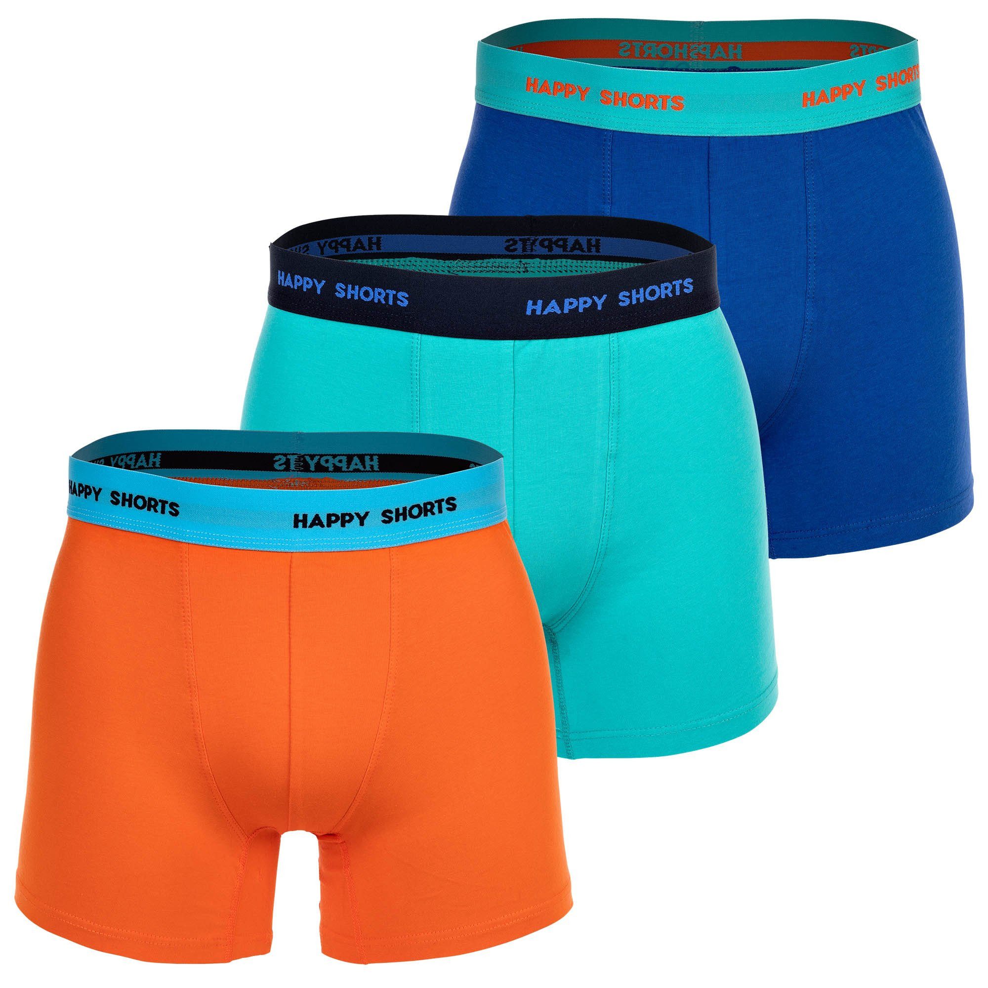 HAPPY SHORTS Boxer Herren Boxershort 3er günstig online kaufen
