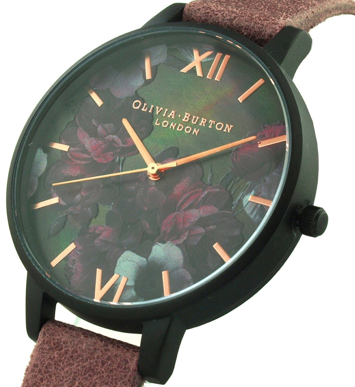 OLIVIA BURTON Quarzuhr Damen Uhr After Dark Black OB16AD38