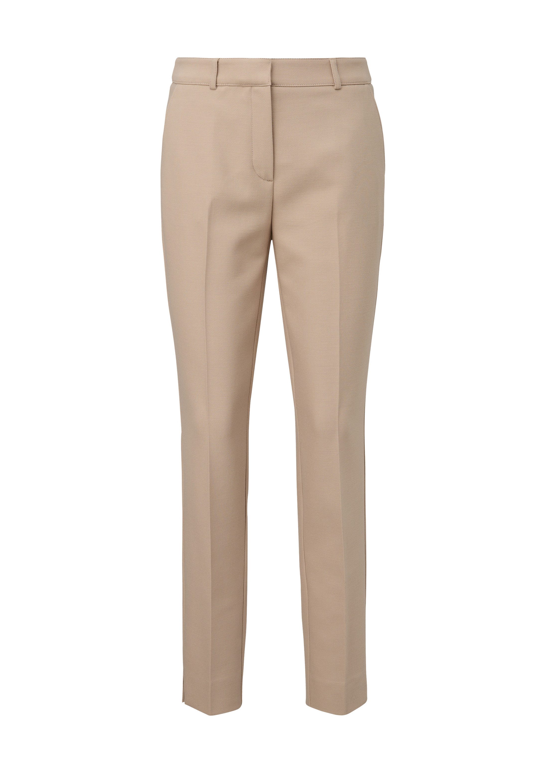 comma 7/8-Hose Hose Slim: Hose mit geschlitztem Saum