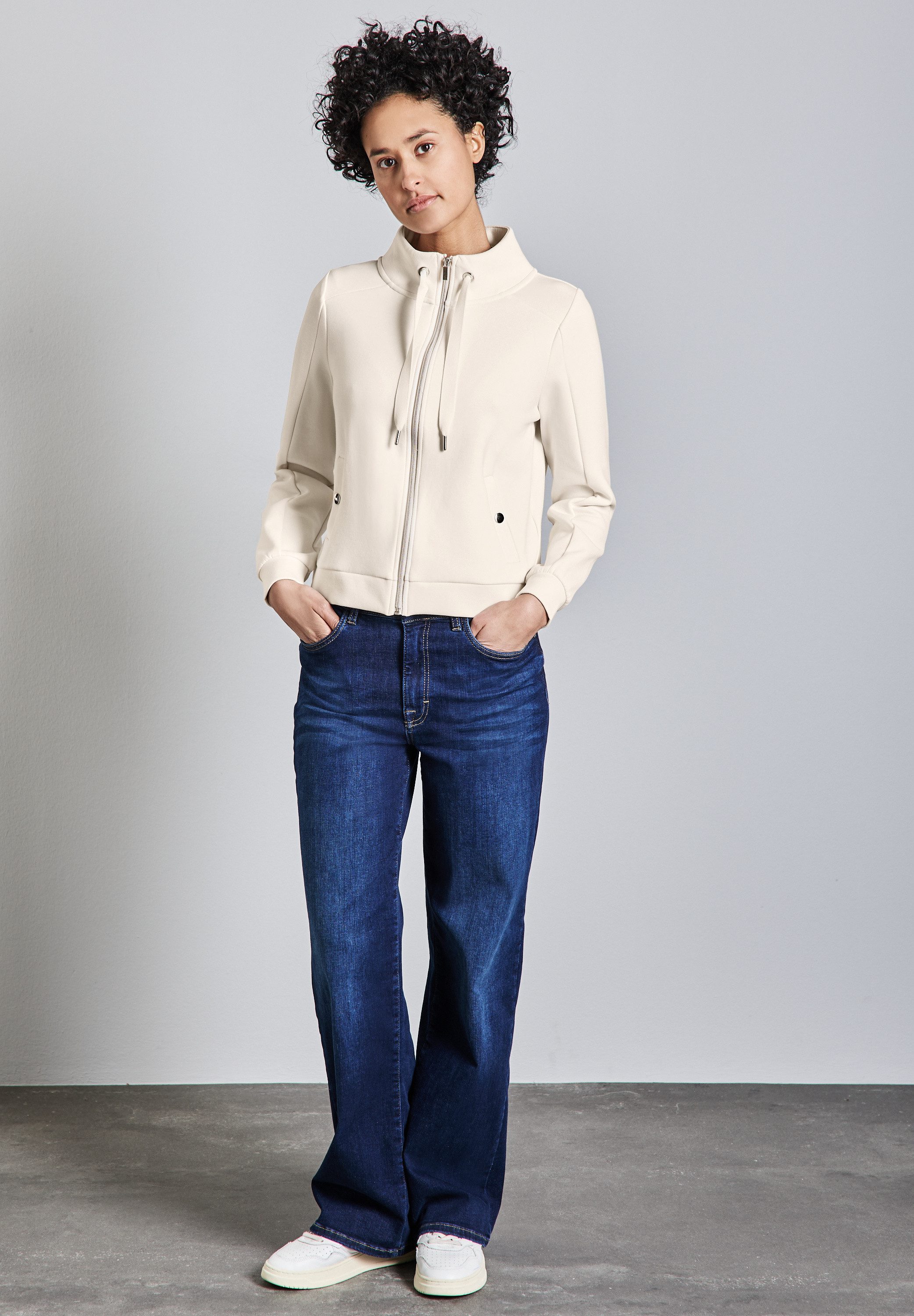 STREET ONE Cardigan mit Turtleneck