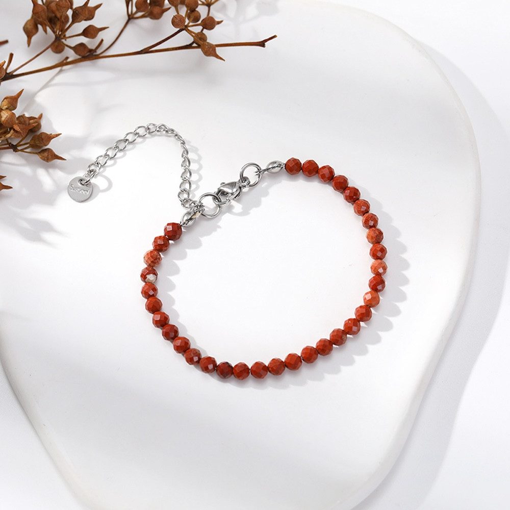Kim Johanson Fußkette Naturstein Perlenfußkette (1-tlg), günstig online kaufen