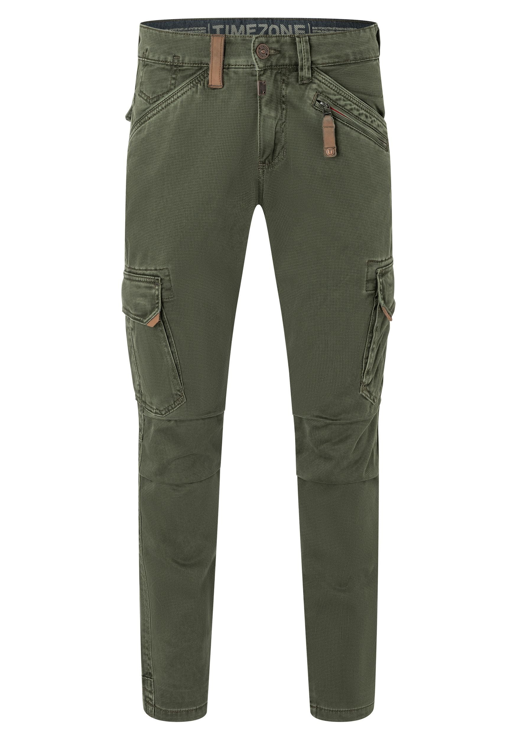 TIMEZONE Cargohose Regular Fit Taschen Baumwolle Reißverschluss (1-tlg) Regular BenTZ