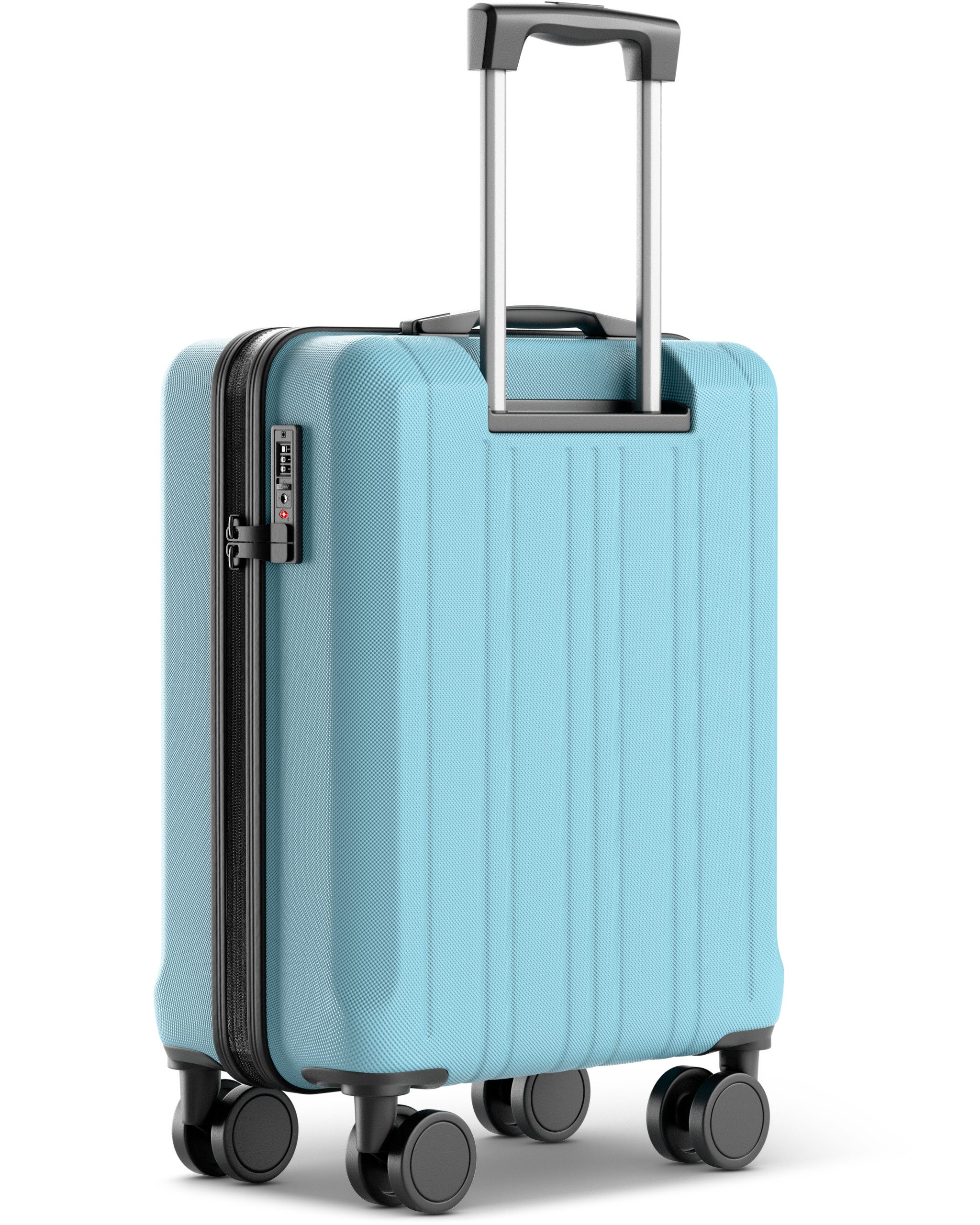 Wertes Koffer Handgepäck Koffer 55x40x20cm - 36L - TSA Schloss, 4 Rollen