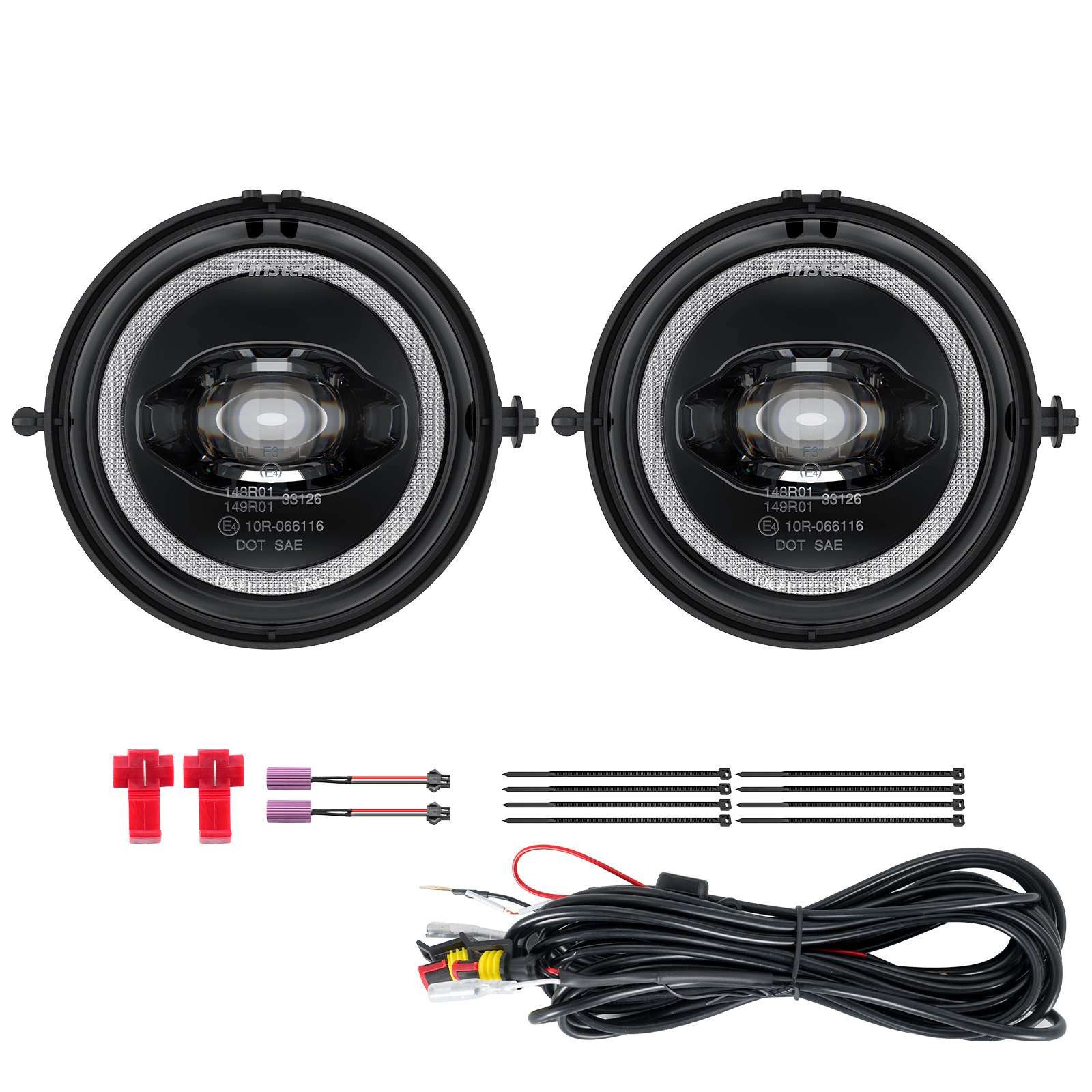 Vinstar KFZ-Ersatzleuchte LED NEBELSCHEINWERFER TAGFAHRLICHT POSITIONSLICHT für MINI, MINI R55 R56 R57 R58 R59 R60