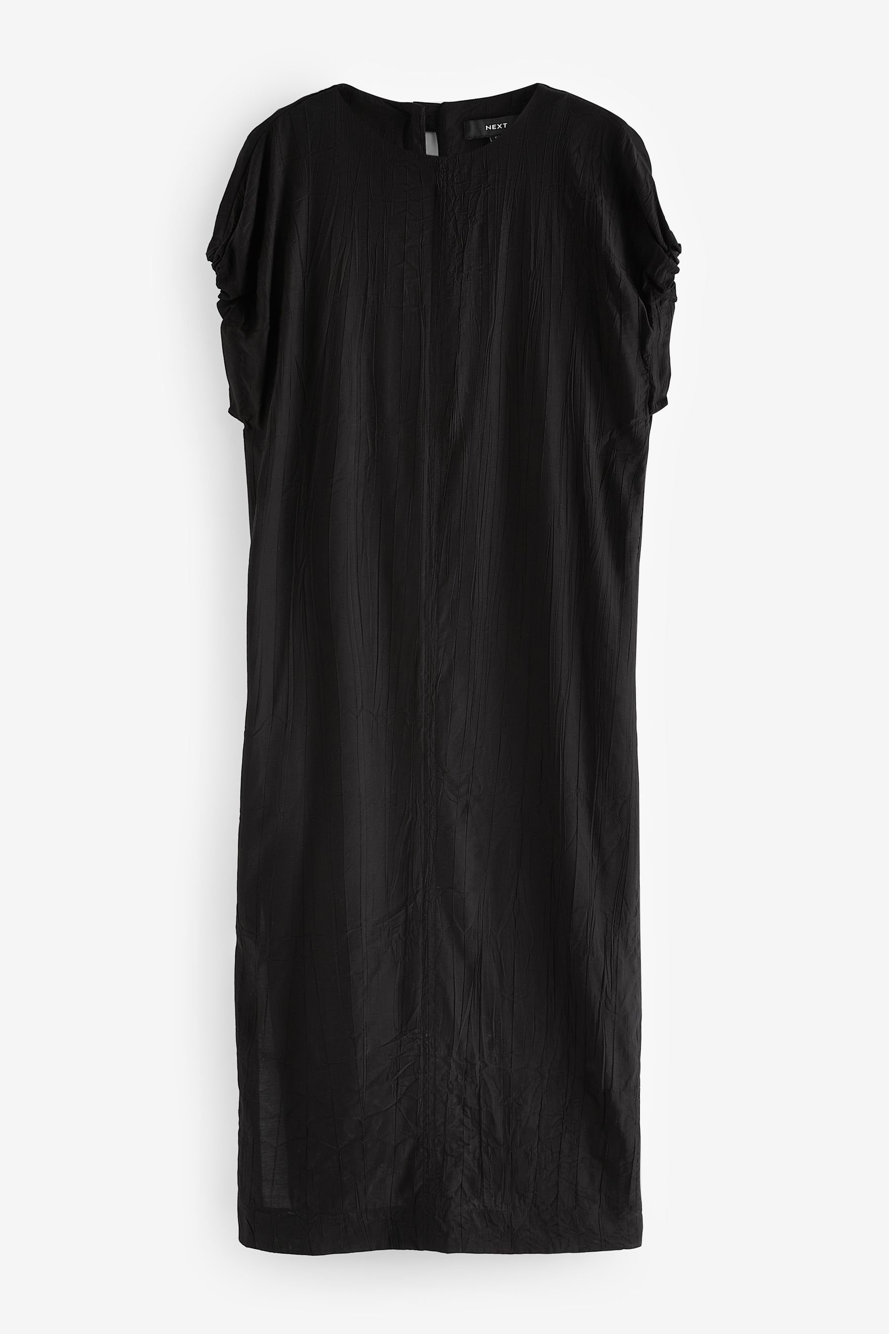 Next Midikleid Kurzärmeliges, gerafftes, enges Midikleid günstig online kaufen