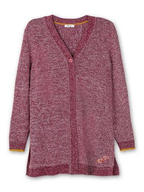 Sheego Longstrickjacke Große Größen aus flauschigem Baumwollmix