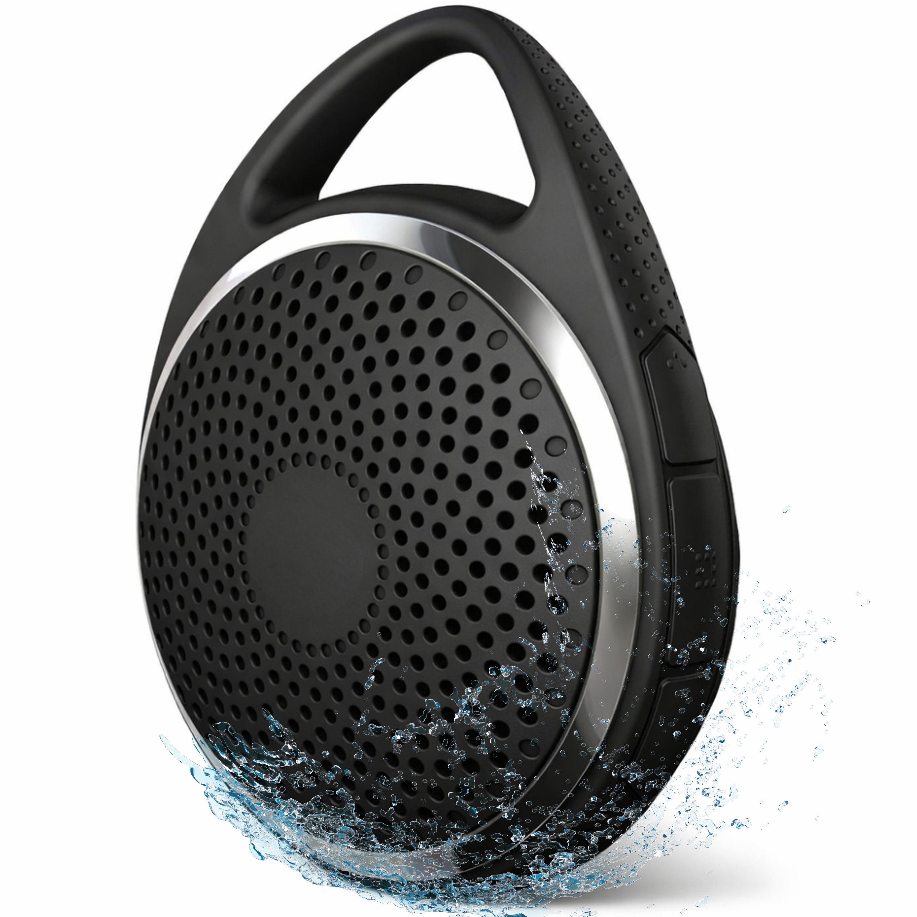 StellarLuma Bluetooth Lautsprecher Box Urlaub Tragbar Dusche Bad Outdoor Mikrofon Bluetooth-Lautsprecher (3 W, Wasserresistenter Bluetooth Lautsprecher mit integriertem Mikrofon)