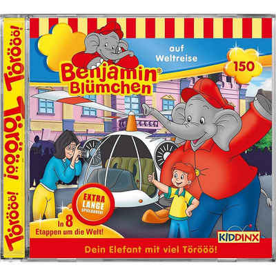 Kiddinx Hörspiel »CD Benjamin Bluemchen 150 - Auf Weltreise«
