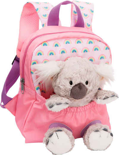 Nici Kinderrucksack Travel Friends, Rucksack mit Plüsch Koala, 25 cm