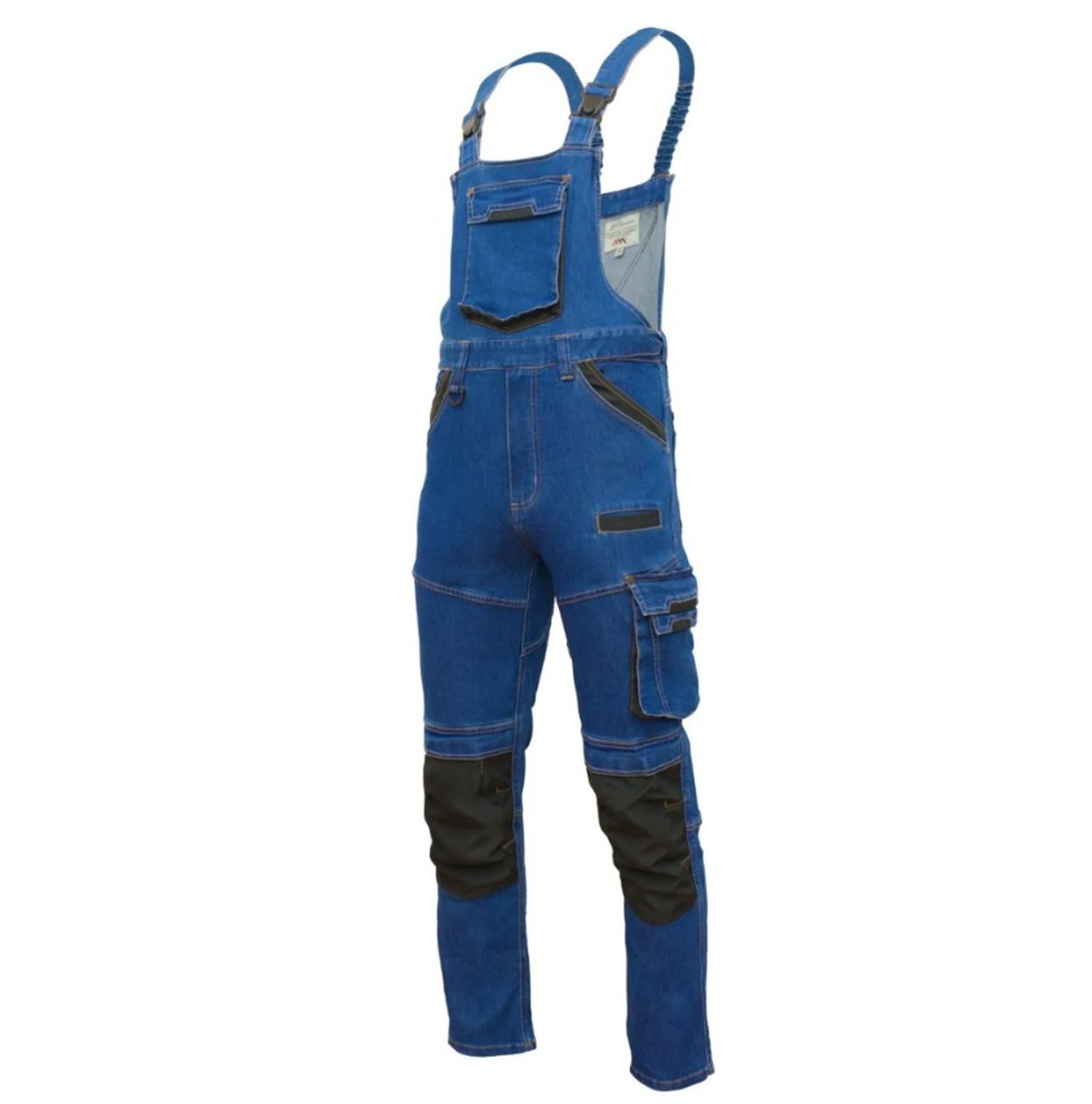 Arbeitslatzhose Arbeitskleidung Art.Mas JEANS Latzhose Arbeitshose Bundhose Blau