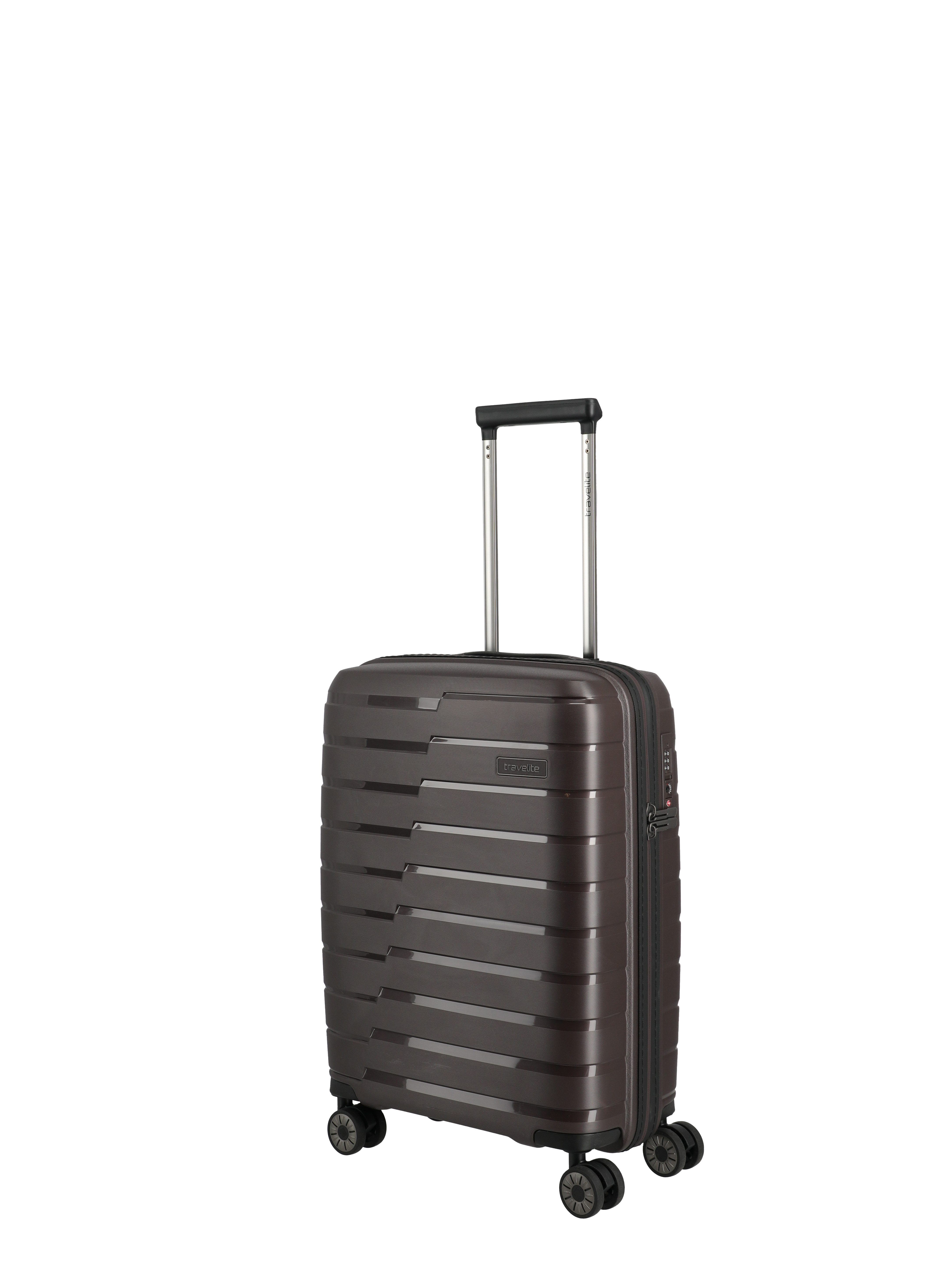 travelite Trolley AIR BASE Reisekoffer Hartschale, 4 Rollen, kratzresistenter Oberfläche und cleverer Innenaufteilung