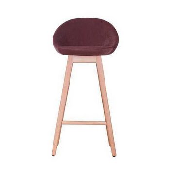 JVmoebel Stuhl Modern Lila Stuhl Designer Barhocker Holzstuhl stilvoll Luxus Möbel (1 St), Made in Europa