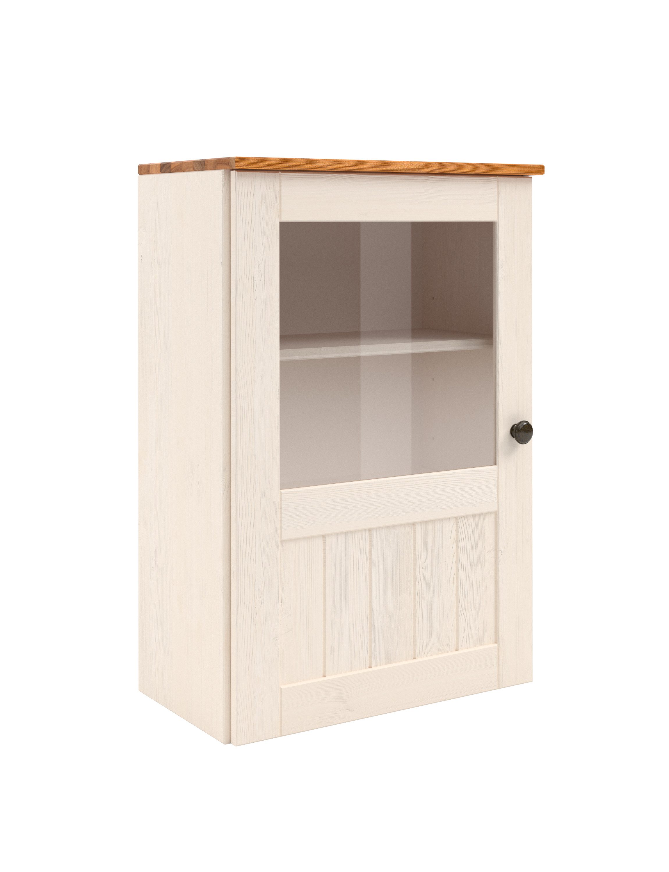 Home affaire Hängeschrank Alby2 Mit Metallgriffen und Glastüren, Breite 50 cm