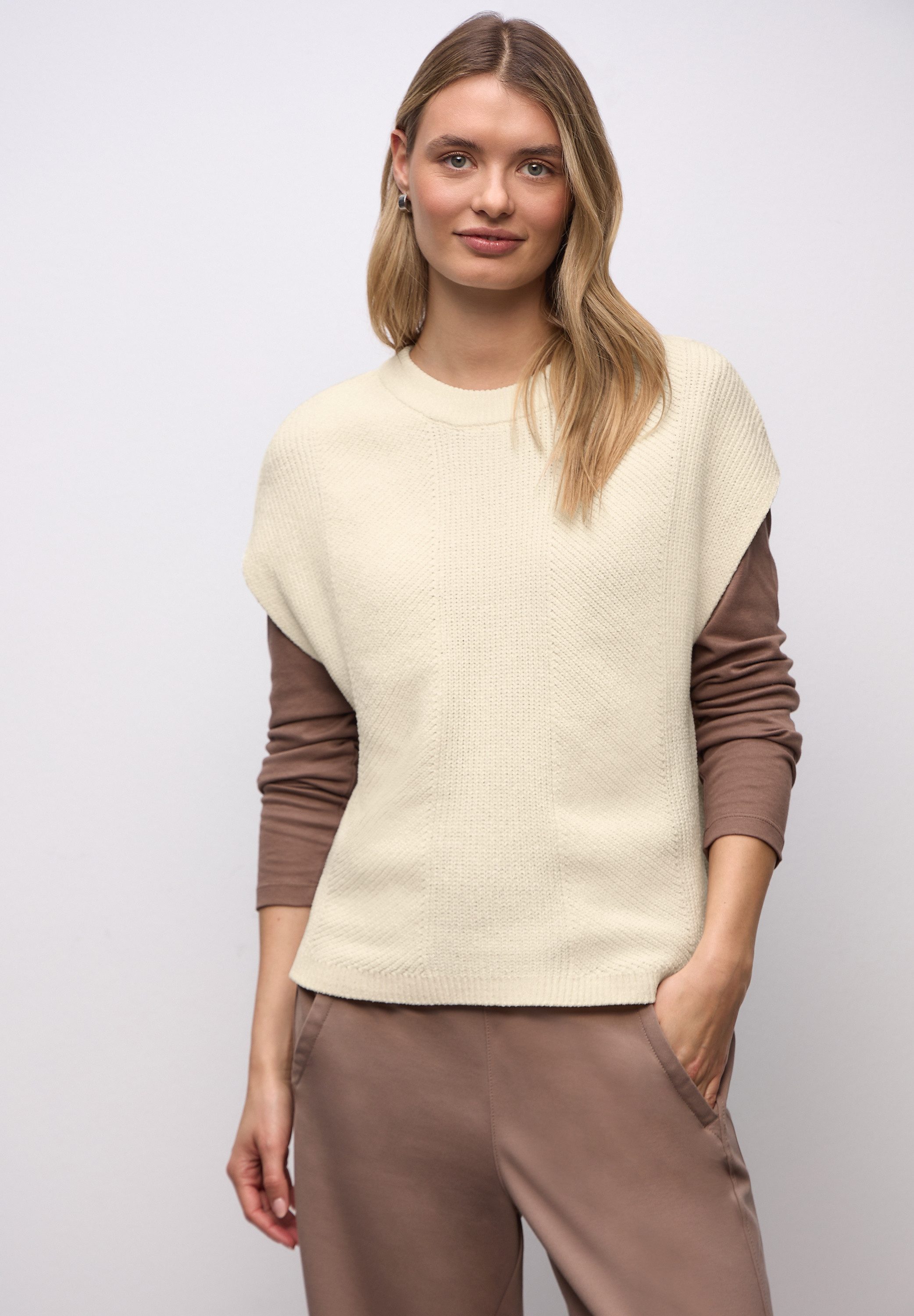 STREET ONE Pullunder mit Rundhalsausschnitt günstig online kaufen