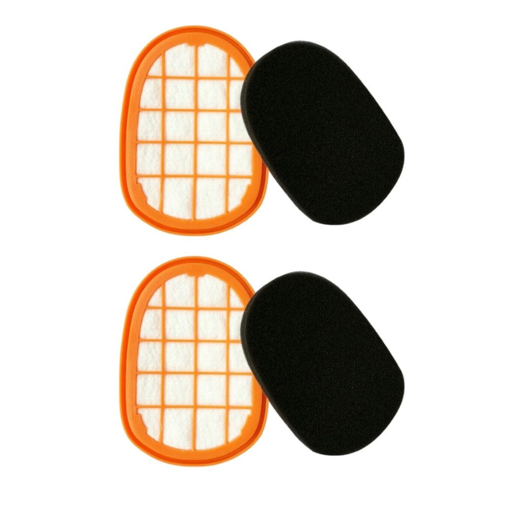 Trade-Shop Filter-Set 2x passend für Philips SpeedPro Max FC6827 FC5005/01 FC6908 FC6906, Zubehör für Staubsauger, 2-teilig bestehend aus Motorfilter und Vormotorfilter