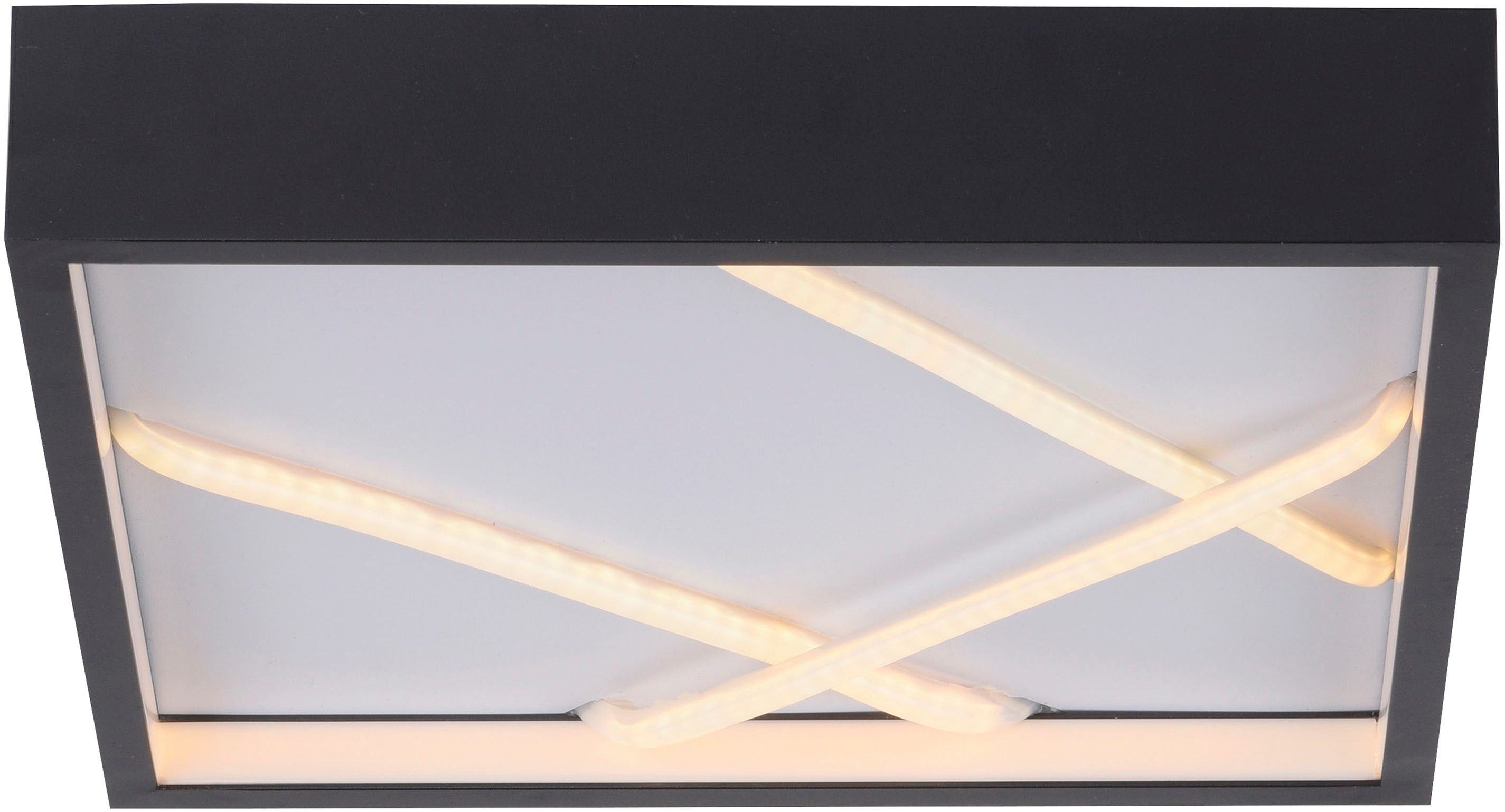 JUST LIGHT LED Deckenleuchte MIKADO, Memory, nach Trennung vom Netz, LED fest integriert, Warmweiß, dimmbar, Simply Dim, Memory nach Trennung vom Netz